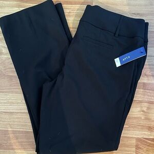 New with tags size 14 Apt. 9 Classic Black Trousers magic waist